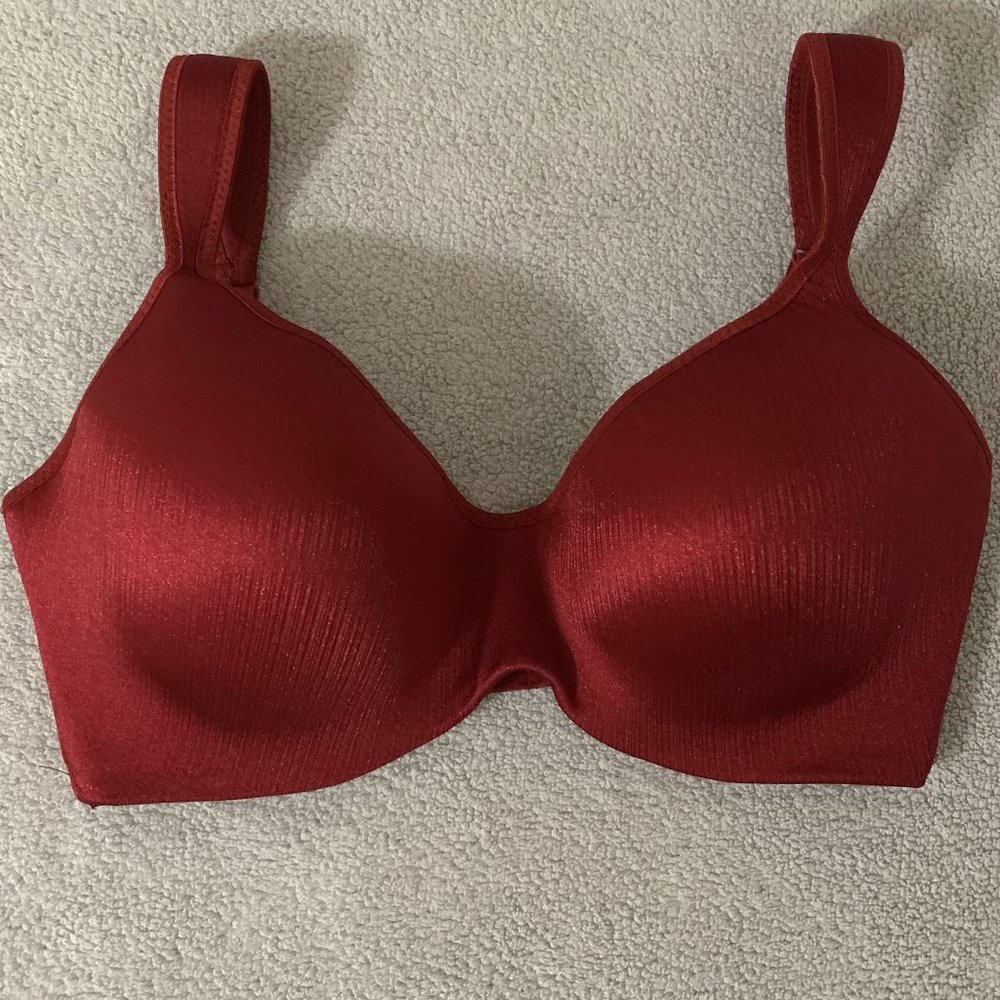 NWOT 38DD Red Full Coverage Bra